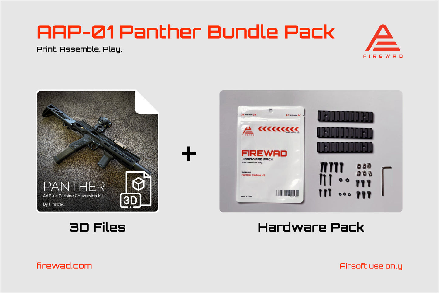 AAP-01 Panther Kit Hardware + 3D Files Bundle