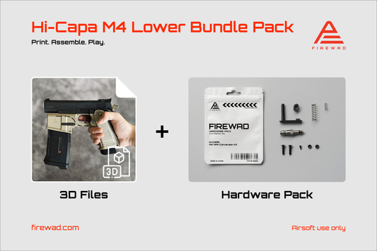 Hicapa M4 Lower Hardware + 3D Files Bundle